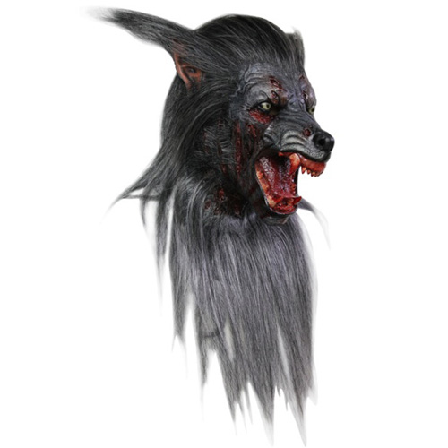 Black Wolf Costume Mask
