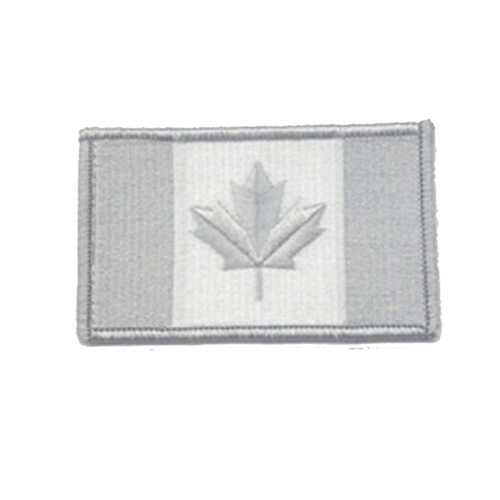 Small Winter Grey Canada 2 x 1 Inch Patch Iron On