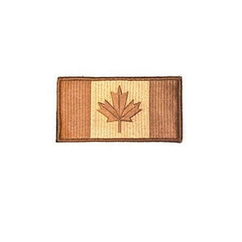 Large Desert Canada 3 3/8 x 2 Inch Patch Hook and Loop Backing