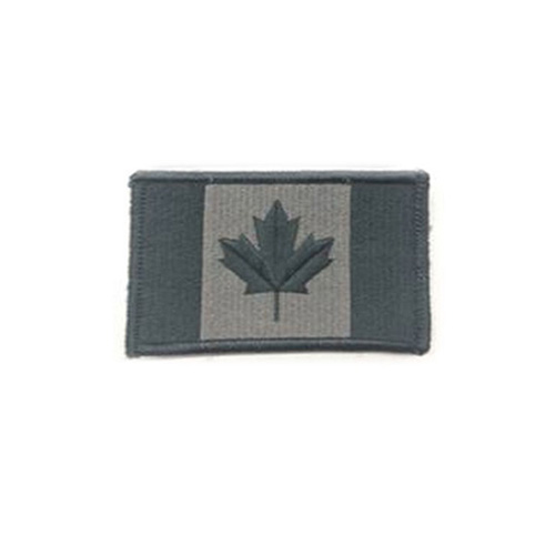 Small Foliage Canada 2 x 1 Inch Patch Hook and Loop Backing