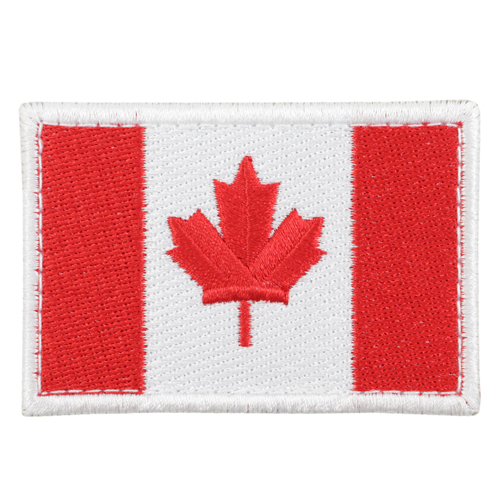Large Original Canada 3 3/8 x 2 Inch Patch Hook Backing