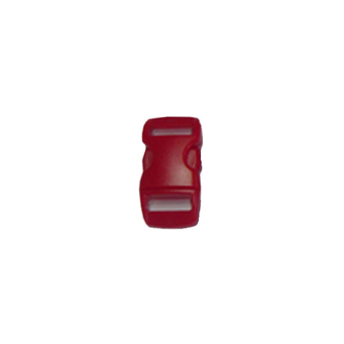 Red 3/8 Inch Plastic Buckle