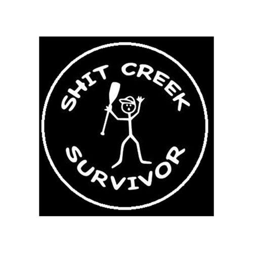 Sticker Shit Creek Survivor