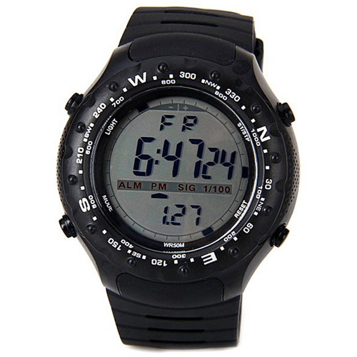 Military Style Watch - Black