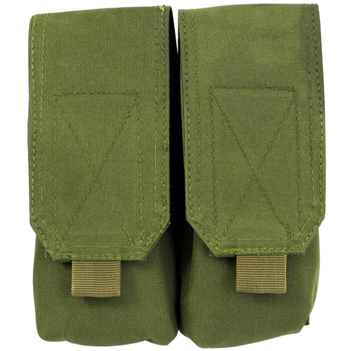MOLLE Double Rifle Mag Pouch - Olive Drab
