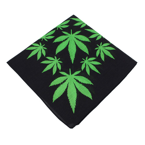 Marijuana Leaf Weed Bandana