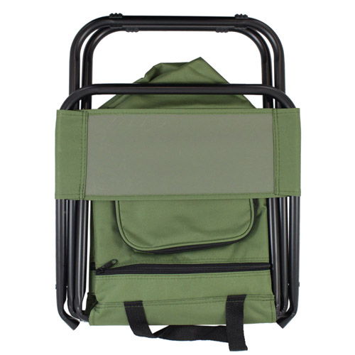Foldable Camping Chair w/ Insulated Ice Bag