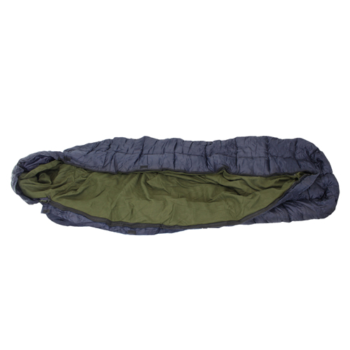 Large Blue/Green Sleeping Bag w/ Liner