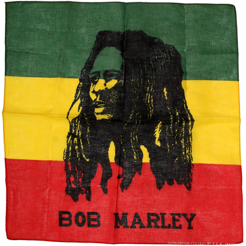 Bob Marley 22x22 Bandana