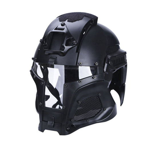 Samurai Airsoft Helmet - Black