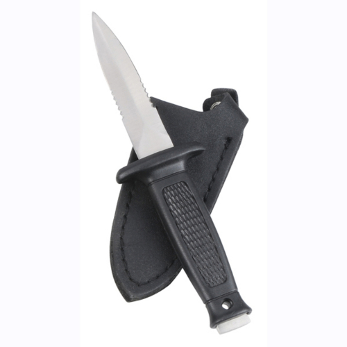 Kantas Boot Stainless Steel Knive With Rubber Grip Handle