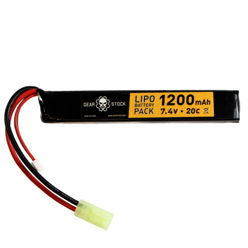 Small Tamiya Connector Stick LiPo Battery - 7.4V 1200mAh