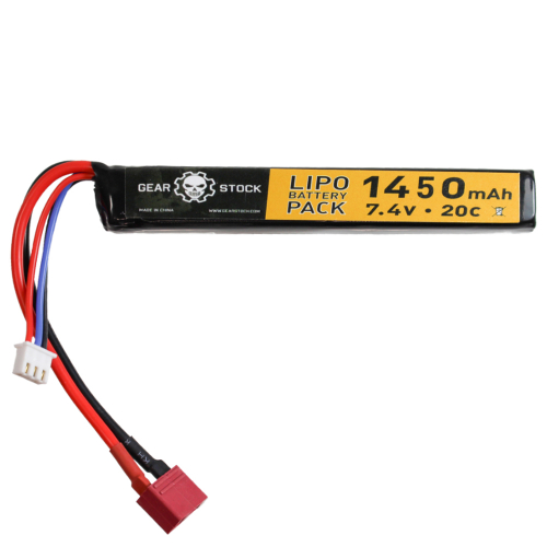 Deans Connector Stick LiPo Battery - 7.4V 1450mAh