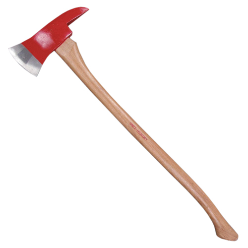 Fire Axe w/ Spike - 36in Hickory Handle