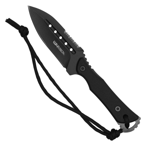 Wartech 8'' Half Serrated Edge Fixed Knife