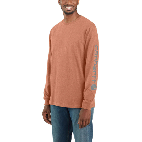 Carhartt Mens Workwear Long Sleeve Graphic Logo T-Shirt