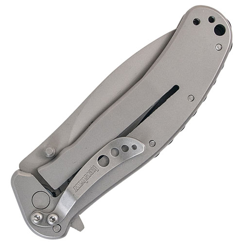 Zing SS Bead-Blast Finish Plain Edge Blade Folding Knife