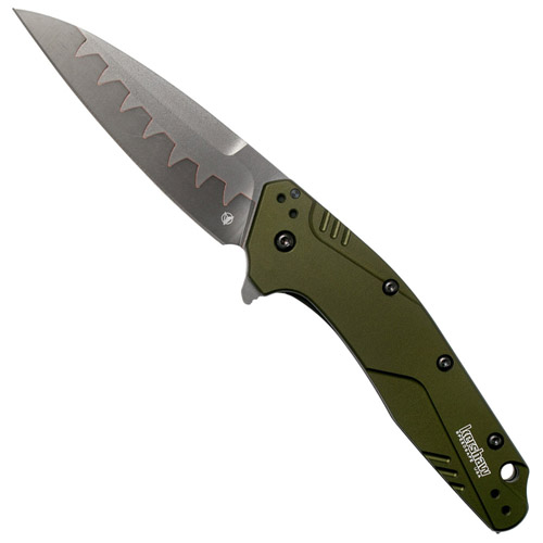 Dividend Olive Folding Knife