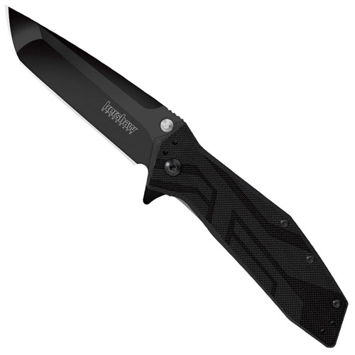 Brawler Black-Oxide Coated Tanto Style Blade Folding Knife
