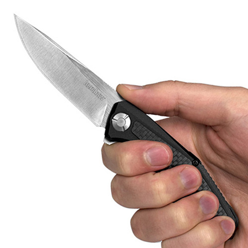 Atmos 8Cr13MoV Drop-Point Blade Folding Knife