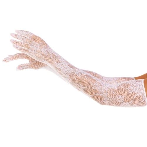 Lace Opera Length Women's Costume Gloves