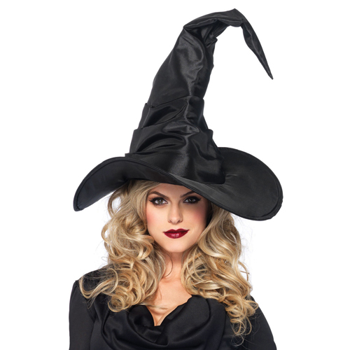 Luxurious Large Ruched Witch Hat