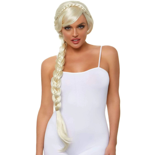 Long Dual Braid Blonde Wig 31 inch 