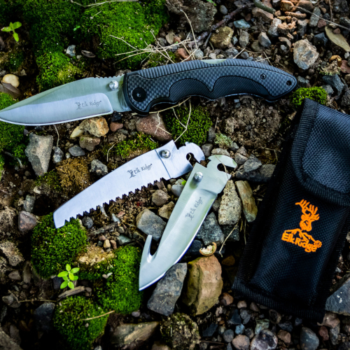 Elk Ridge Tri-Blade Exchangeable Folding Knife