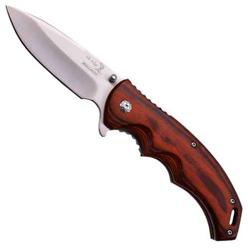 Master Cutlery Elk Ridge Pakkawood Handle Folding Knife