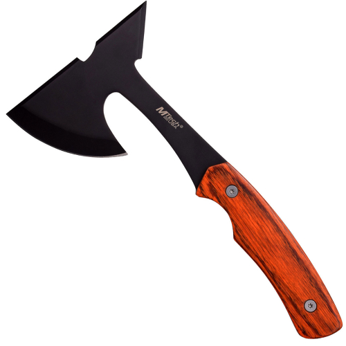 Master Cuylery MT-600PK Axe - Black Blade Wood Handle