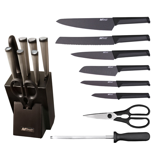 15 Pcs Kitchen Knife & Block Set