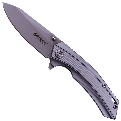 987GY Anodized Aluminum Handle Folding Knife