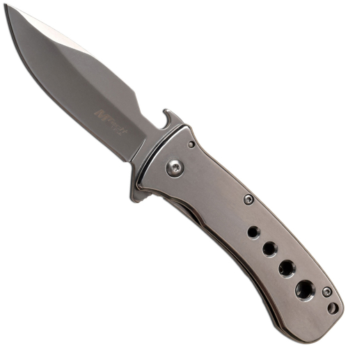 Master Cutlery MTech USA MT-A1093M Folding Knife -  Blade w Bottle Opener