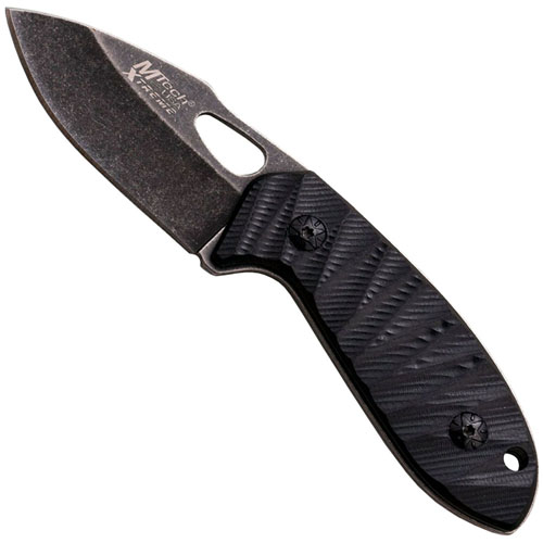 Xtreme 6.1 Inch Black Fixed Blade Knife