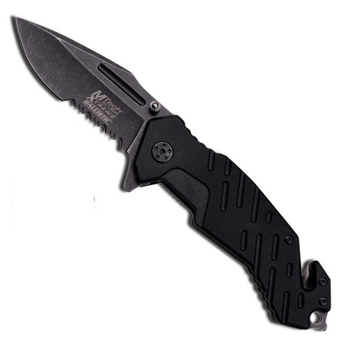 Xtreme 4.75 Inch Black Spring Assisted Folding Knife