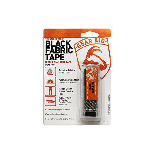 McNett Tenacious Clean 3 Inch X 20 Inch Black Tape