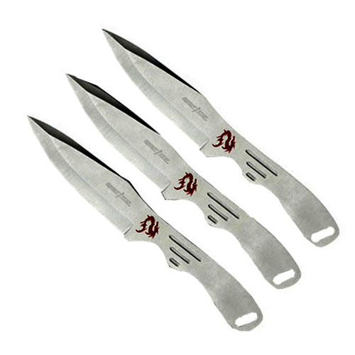 Perfect Point 8 Inch Throwing Knife Set With Target Board