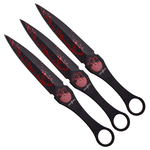 Perfect Point 9 Inch Overall 3 Pieces Set Throwing Knife