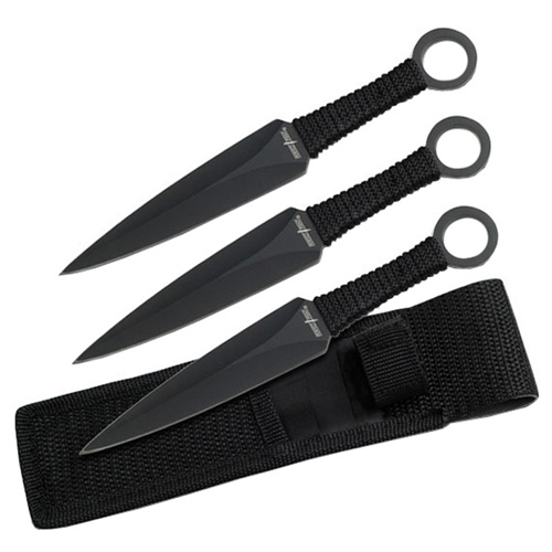 Perfect Point 6.5 Inch Overall 3 Pieces Throwing Knife Set