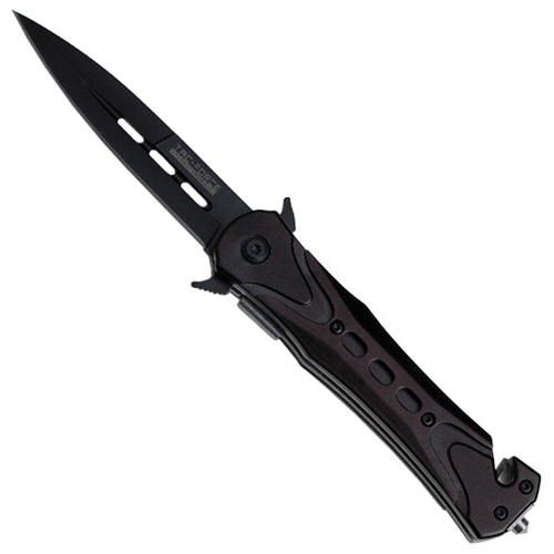 Master Cutlery Tac-Force Black Blade Tactical Folding Knife