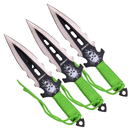 Z Hunter Cord Wrapped Handle Throwing Knife Set
