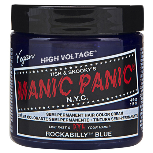 High Voltage Classic Cream Formula Rockabilly Blue Hair Color