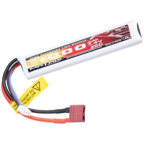 7.4V Stick LiPo Battery Deans 1000mAh