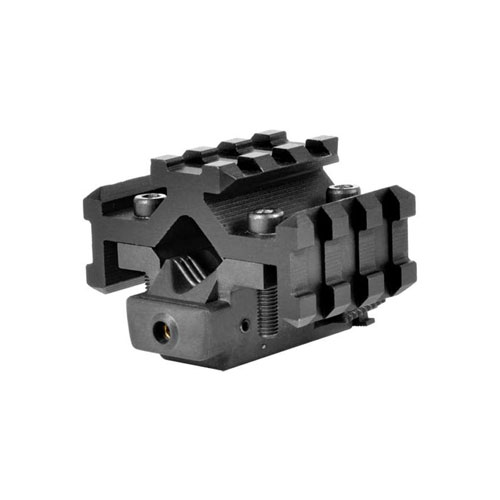 Tactical Red Laser Sight With Universal Tri-Rail Barrel Mount