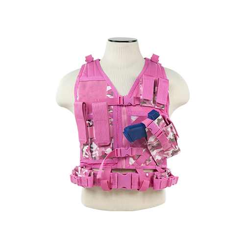 NcStar Pink Camo Smaller Size Tactical Vest