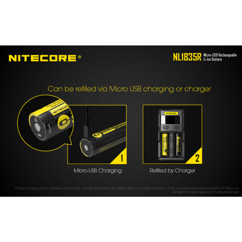 Nitecore Rechargeable Battery - 3500mAh 
