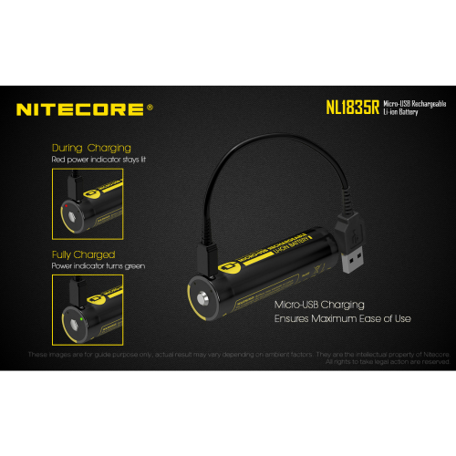 Nitecore Rechargeable Battery - 3500mAh 