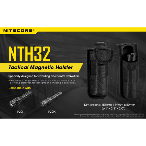 Nitecore NTH32 Hard Shell Flashlight Holster