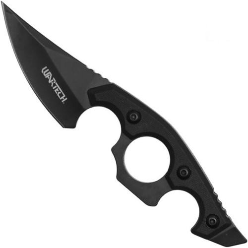 Embrace power and stealth with the Neptune Black Steel Knuckle Knife. Designed for maximum impact, this sleek black blade with integrated knuckle duster comes with a sheath for convenient carry and protection.
