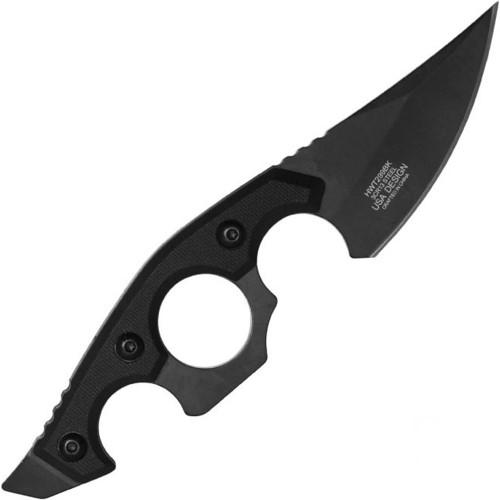 Embrace power and stealth with the Neptune Black Steel Knuckle Knife. Designed for maximum impact, this sleek black blade with integrated knuckle duster comes with a sheath for convenient carry and protection.